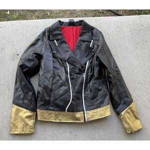 Black Widow Her Universe Marvel Moto Jacket Size Large